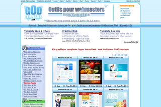 Godtemplates.com - Template et kit graphique pour votre site Internet