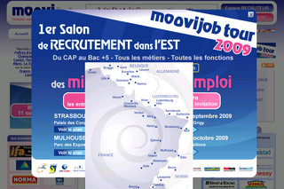 Aperçu visuel du site http://www.moovijob.com