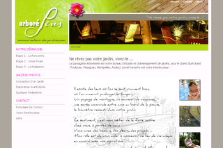 Aperçu visuel du site http://www.createur-de-jardins.com