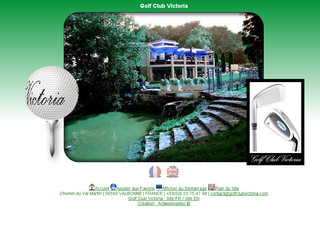 Aperçu visuel du site http://www.golfclubvictoria.com/fr/