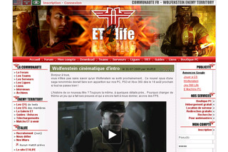 Aperçu visuel du site http://www.et4life.fr