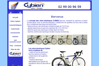 Aperçu visuel du site http://www.cybien.fr