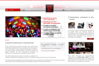 Aperçu visuel du site http://www.dejl-evenement.com