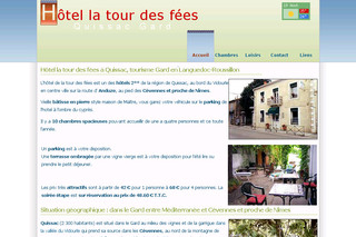 Aperçu visuel du site http://hotel.quissac.free.fr