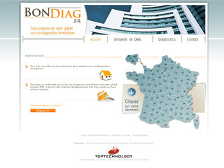Aperçu visuel du site http://www.bondiag.fr