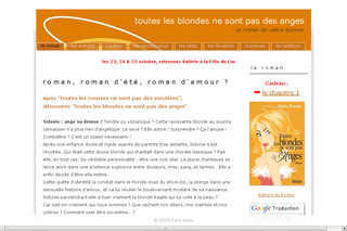 Aperçu visuel du site http://toutes-les-blondes.fr