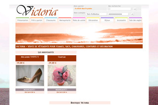 Aperçu visuel du site http://www.victoria-boutique.com