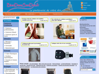 Aperçu visuel du site http://www.biendanssondos.fr
