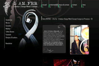 Aperçu visuel du site http://www.denisnayrac.com
