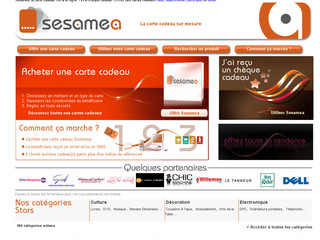Aperçu visuel du site http://www.sesamea.fr