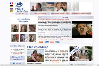 Aperçu visuel du site http://www.archeaparis.org