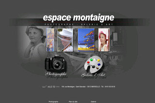 Aperçu visuel du site http://www.espace-montaigne-photo.com