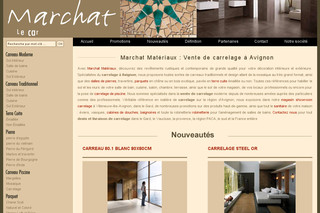 Aperçu visuel du site http://www.marchat-carrelage.com