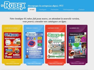 Aperçu visuel du site http://www.01.rubex.fr
