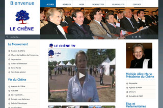 Aperçu visuel du site http://www.lechene.org