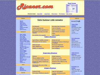 Aperçu visuel du site http://www.ricaner.com