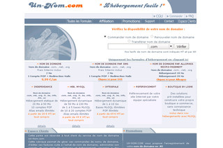 Aperçu visuel du site http://www.un-nom.com