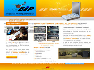 Aperçu visuel du site http://www.nettoyage-informatique-bip.com