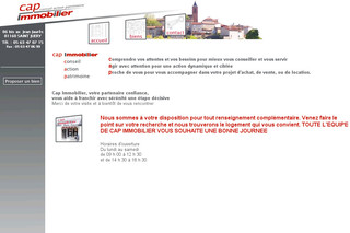 Aperçu visuel du site http://www.cap-immobilier-81.com