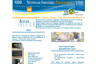 Aperçu visuel du site http://www.nidd.fr