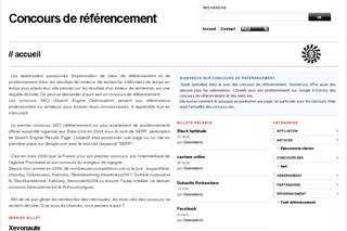 Aperçu visuel du site http://www.gnomecorp.fr