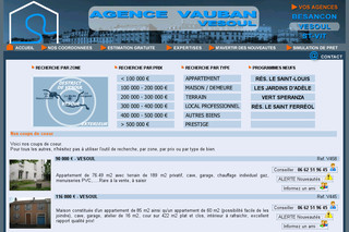 Aperçu visuel du site http://www.vaubanvesoul.com