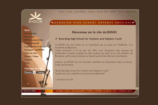 Le BHSOH est une école et un orphelinat en Thaïlande | Bhsoh.free.fr