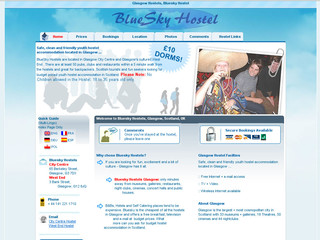 Backpackers auberges de jeunesse à Glasgow - Blueskyhostel.com