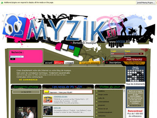 Aperçu visuel du site http://www.myzik.eu Aperçu visuel du site http://www.myzik.eu