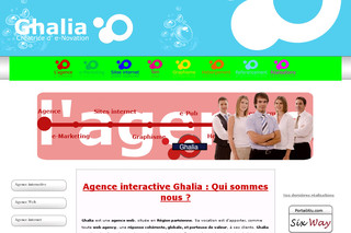 Aperçu visuel du site http://www.ghalia.fr
