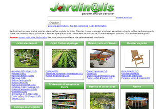 Aperçu visuel du site http://www.jardinalis.com