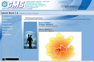Aperçu visuel du site http://www.cms.fr