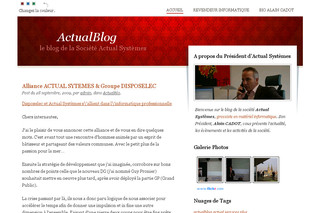 Aperçu visuel du site http://www.actualblog.fr