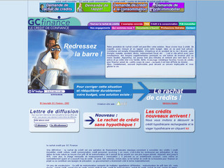 Aperçu visuel du site http://www.gc-finance.fr