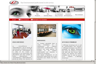 Aperçu visuel du site http://www.sicontact.fr