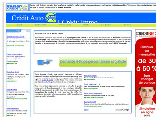 Aperçu visuel du site http://www.rachat-credit-facile.net