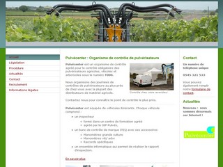 Aperçu visuel du site http://www.pulvecenter.fr