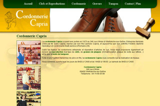 Cordonnerie Capria, réparation de chaussure à Lyon sur Cordonnerie-capria.com