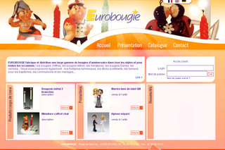Aperçu visuel du site http://www.eurobougie.fr