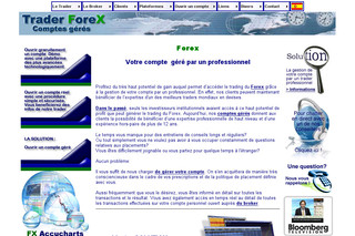 Aperçu visuel du site http://www.traderforex.eu