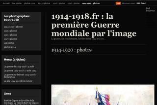 Aperçu visuel du site http://www.1914-1918.fr