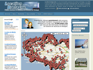Aperçu visuel du site http://www.location-bretagne.info