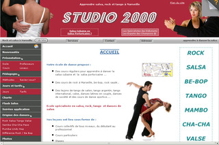 Aperçu visuel du site http://www.studio-2000.net