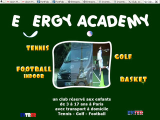 Tennis, golf et football pour les enfants à Paris | Energyacademy.fr