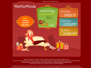 Aperçu visuel du site http://www.marinamode.com