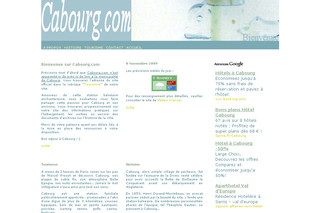 Aperçu visuel du site http://www.cabourg.com