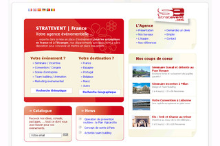 Aperçu visuel du site http://fr.stratevent.com