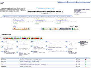 Aperçu visuel du site http://www.j-annonce-gratuit.org