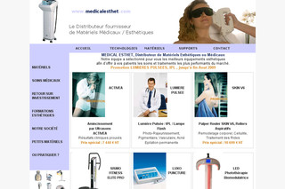 Medicalesthet.com - Distributeur et fournisseur de matériel médical esthétique