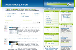 Aperçu visuel du site http://www.annuaireavocat.fr